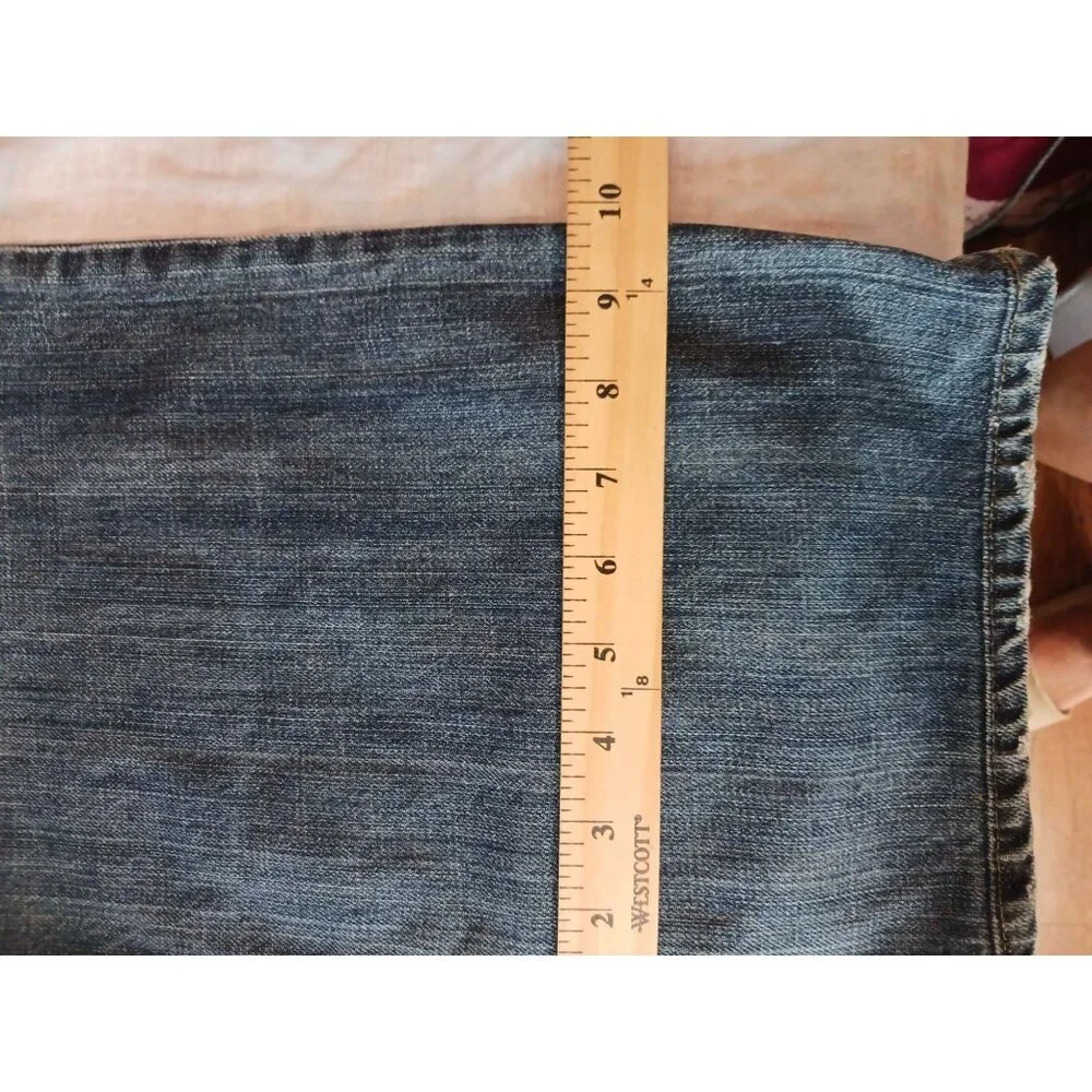 Gap Mens 1969 Straight Fit Denim Jeans Medium Wash Cotton Casual Wear Size 36/34 - Picture 15 of 16